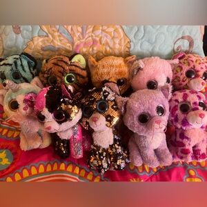 Beanie Boo plush cat lot
